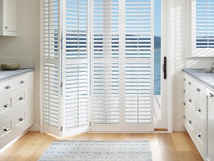 Palm Beach™ Polysatin™ Shutters  Color: Bright White